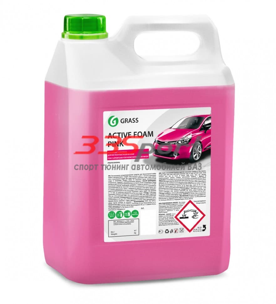 ����������� grass active foam pink 6��