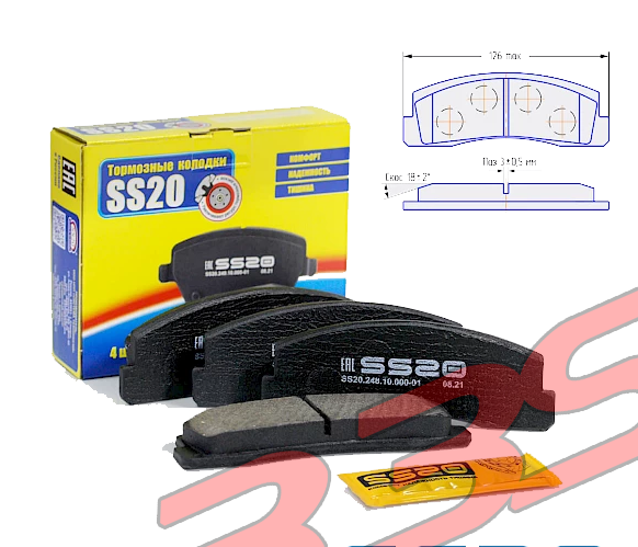 ������� ���-2121, 2131, 2123, Chevrolet Niva ��������� ������� (��������) SS20 SS54104