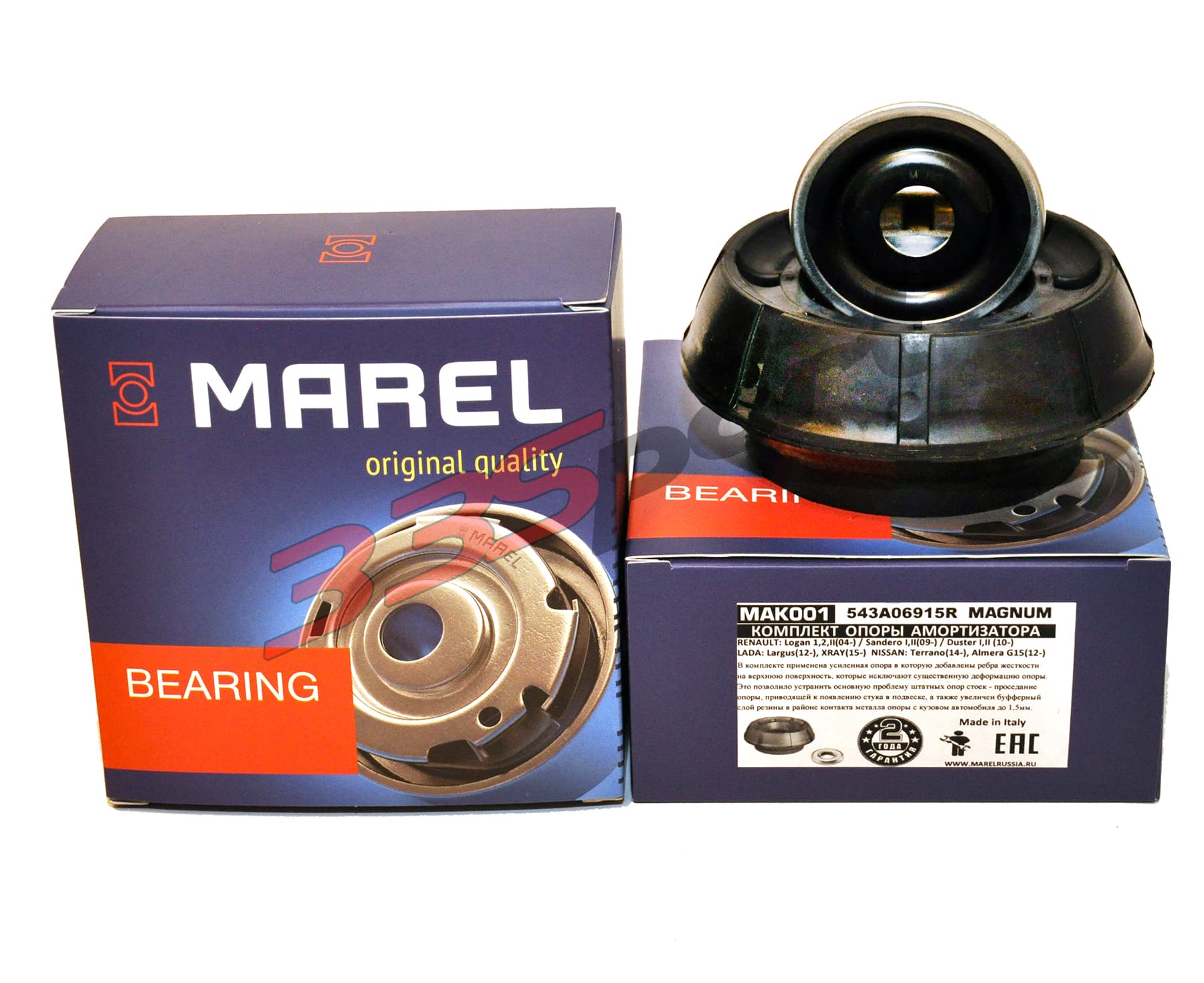 ����� �������� ������ (���������) � ����������� largus, x-ray, duster marel (mak001)
