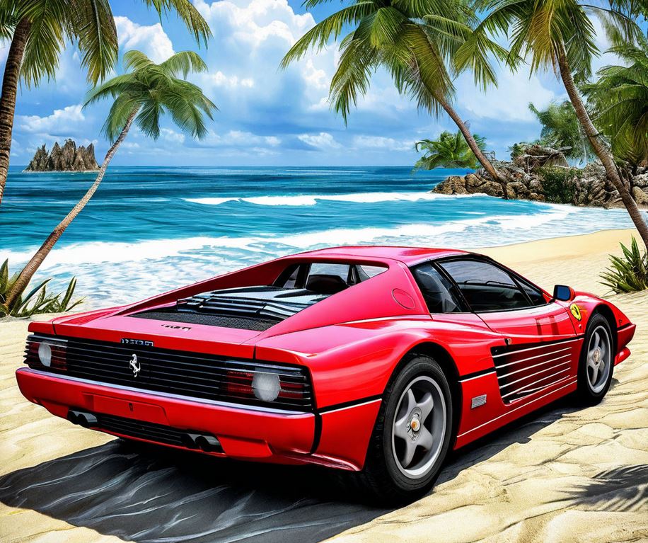 Ferrari 512 Testa Rosa: ���� � ����� � ����� �������